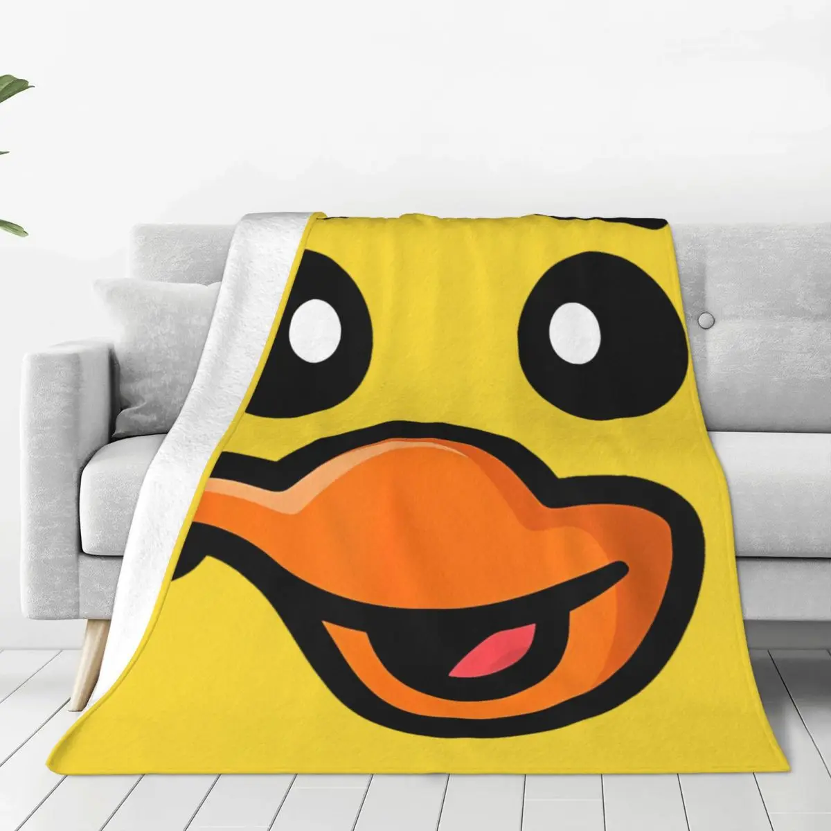 

Soft Warm Blanket Airplane Travel Duck Animal Costume Duck Throw Blanket Flannel Bedspread For Couch BedFashion Sofa Bed Cover