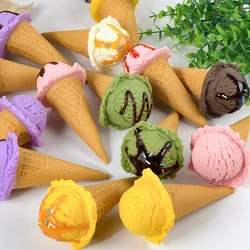 Lifelike Fake Ice Cream Ball Model - Simulation Scoop for Restaurant Cold Drink Shop Display Decoration -  Without Iron Rack