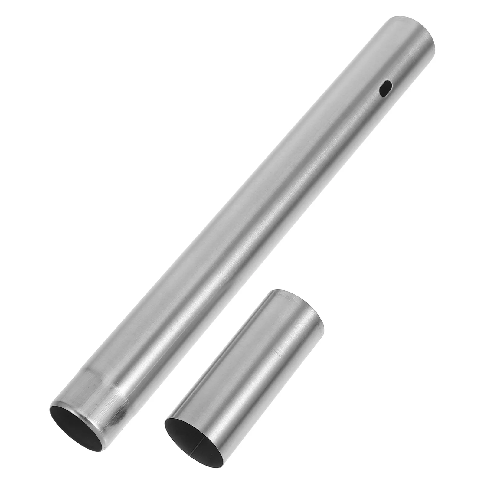 

Stainless Steel Barbecue Skewers Storage Tube Large Capacity Portable Grill Utensil Organizer Outdoor Kitchen Tools Container