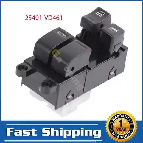 Electric Power Master Window Lifter Switch Control Regulator Button for Nissan SAFARI Y61 25401-VD461 Car Accessories