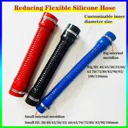 Universal Variable Diameter Reducer Silicone Flexible Hose Radiator Tube Pipe For Air Intake High Pressure High Temperature