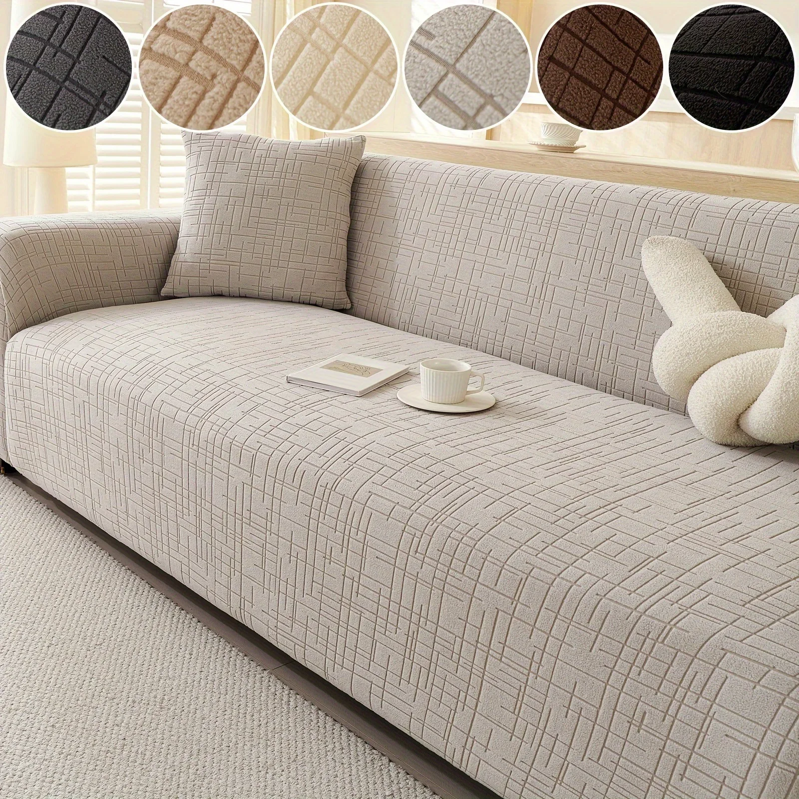 2025 New Anti-cat Scratch Sofa Cover Full Package Thickened Sofa Protection Cover for Autumn and Winter
