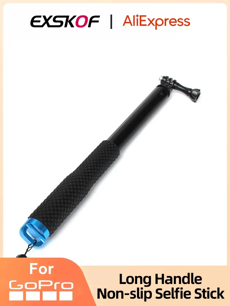 Palo de Selfie antideslizante para Cámara de Acción, varilla larga de aleación de aluminio, longitud de hasta 92cm, para GoPro Hero 11, 10, 9, SJCAM, AKASO, EKEN, Insta360
