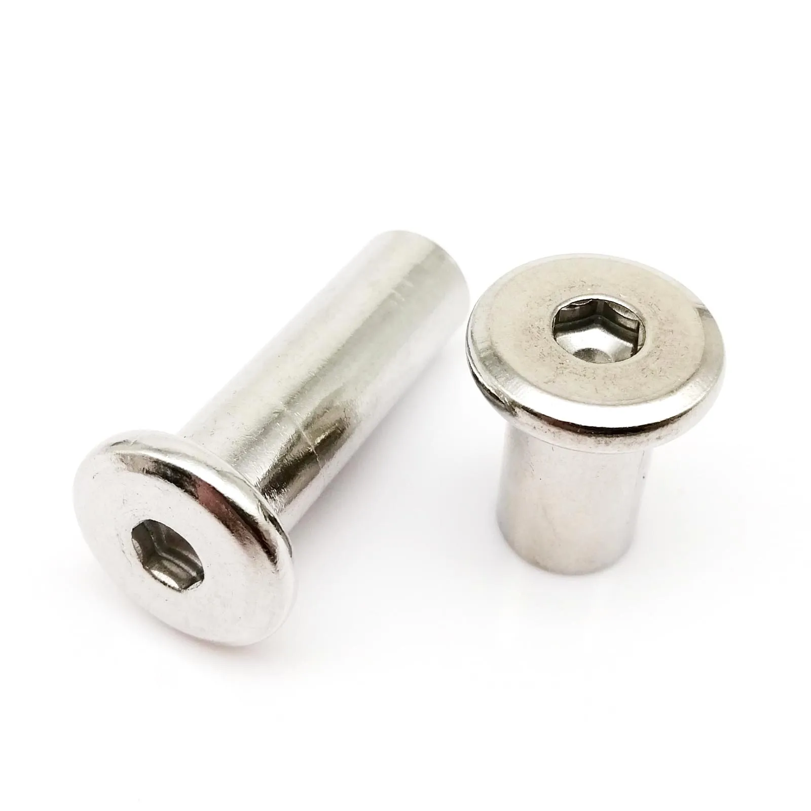 M3 M4 M5 M6 M8 M10 304 الفولاذ المقاوم للصدأ كبير شقة عرافة مسدس المقبس رئيس الأثاث برشام موصل إدراج المشتركة كم غطاء الجوز #5