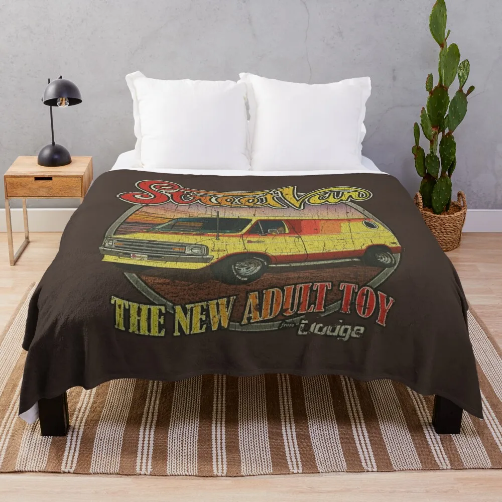 Street Van '76 Throw Blanket Heavy Decorative Beds Blankets