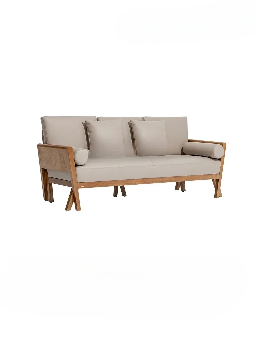 Ash wood solid wood sofa, bedside chair, recliner, study, lying down