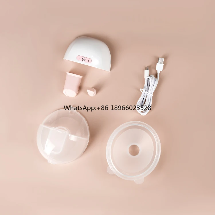 Portable Breast Pump Hands Free Ultra-quiet technology Wearable Breast Pump Silicone Stimulation Massage Milk Pump