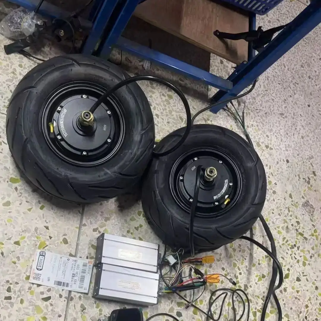 

4000W 5000W 6000W 60-Magnet High-Power 72V Hub Motor 60V 72V Brushless DC Motor For Electric Scooter 11 Inch 13 / 14 Inch Tire