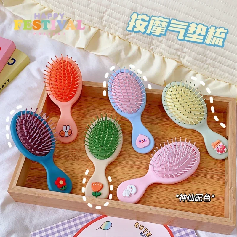 Kids Hair Comb Baby Boys Girls Cute Cartoon Hair Comb Hair Brush Child Portable Anti-static Comfortable Head Massager Combs