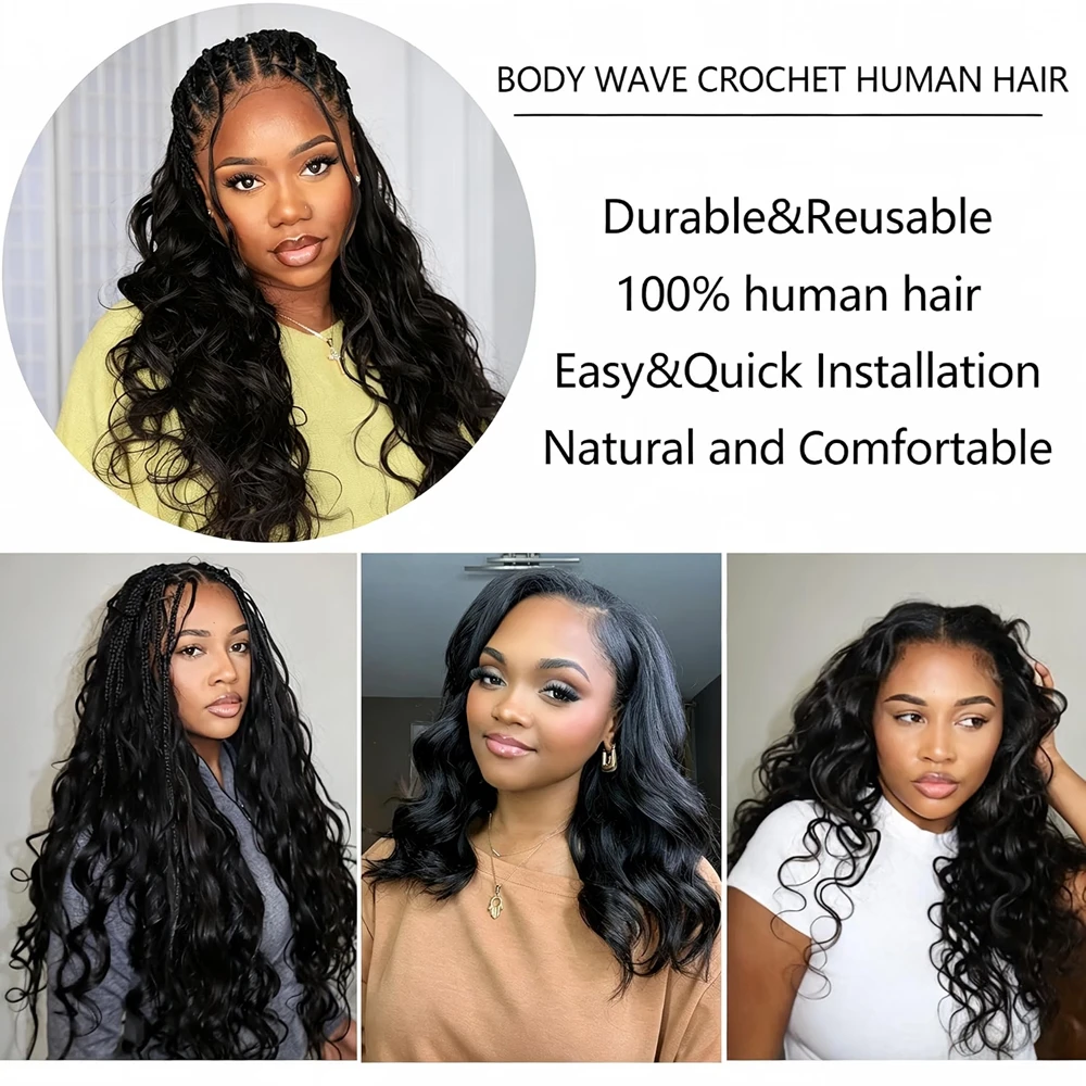 Body Wave Miracle Knots Croche - đánh giá và giá Hair Bundles