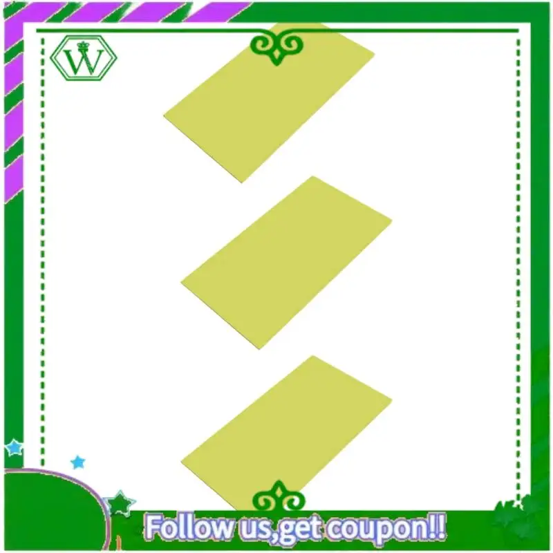 ABIK-For Lifepo4 Battery Pack For 3Pcs 3240 Yellow Epoxy Fiber Board DIY Insulation Plate& Heat Shield 0.5X128x195mm