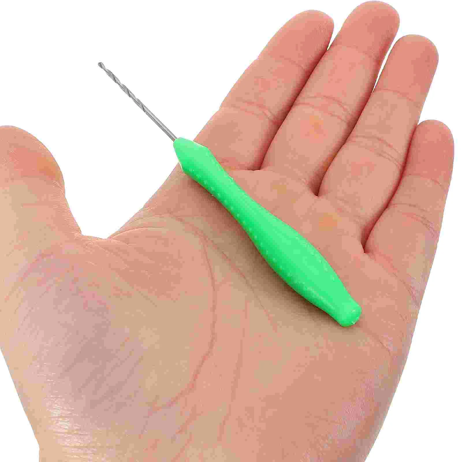 4 Pcs Tool Fishing Gear Tools Soft Lure Bait Needle Piece Set Needles Green Hook Library