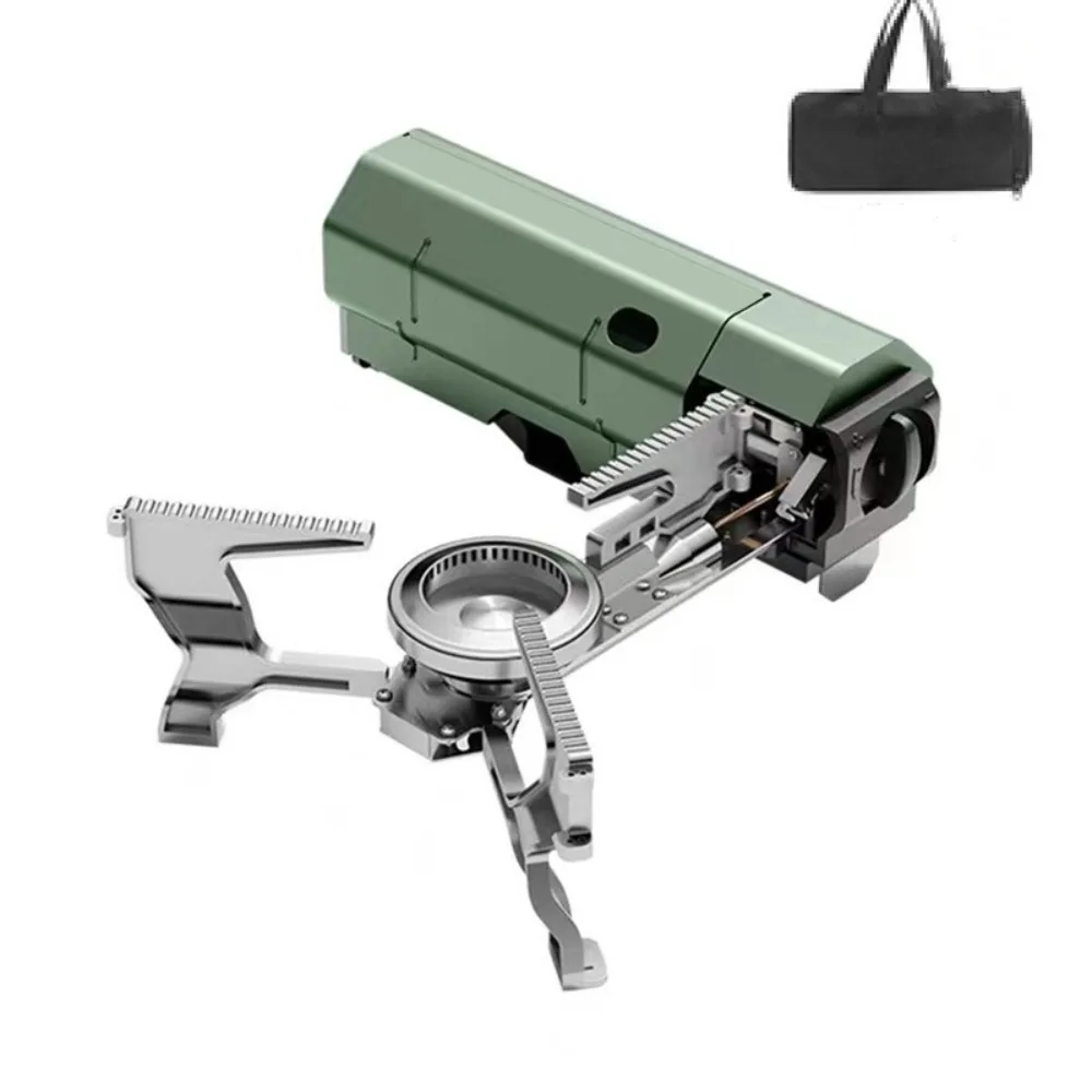 

Mini Foldable Camping Cassette Stove Portable Lightweight Gas Stove Tourist Equipment 2600W Folding Gas Burner Picnic Hiking