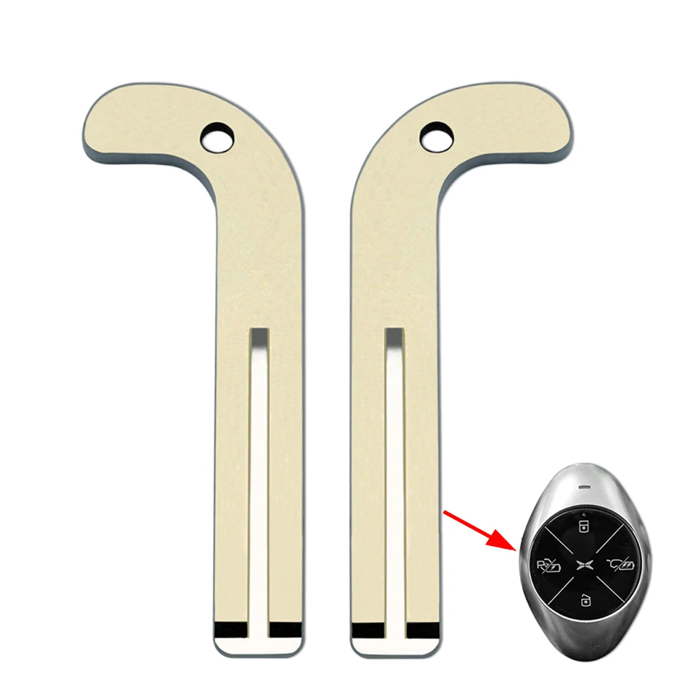 

Smart Card Key Emergency Mechanical Metal Key Blade Replacement Car Accessories Compatible for XPENG P7 P5