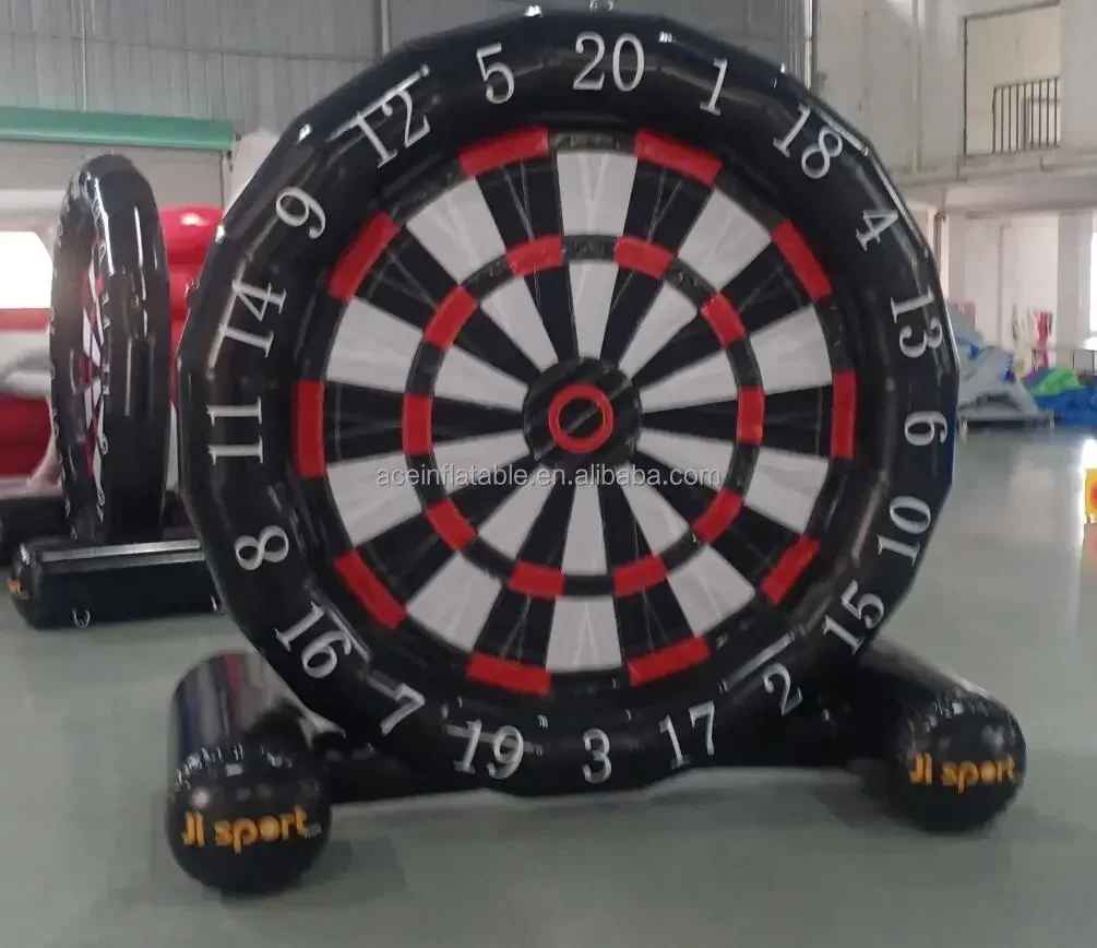 Newly Upgraded Durable Air Tight Teamwork Buildings Sport Game Inflatable Football Shoot Target For Sale Inflatable Soccer Dart