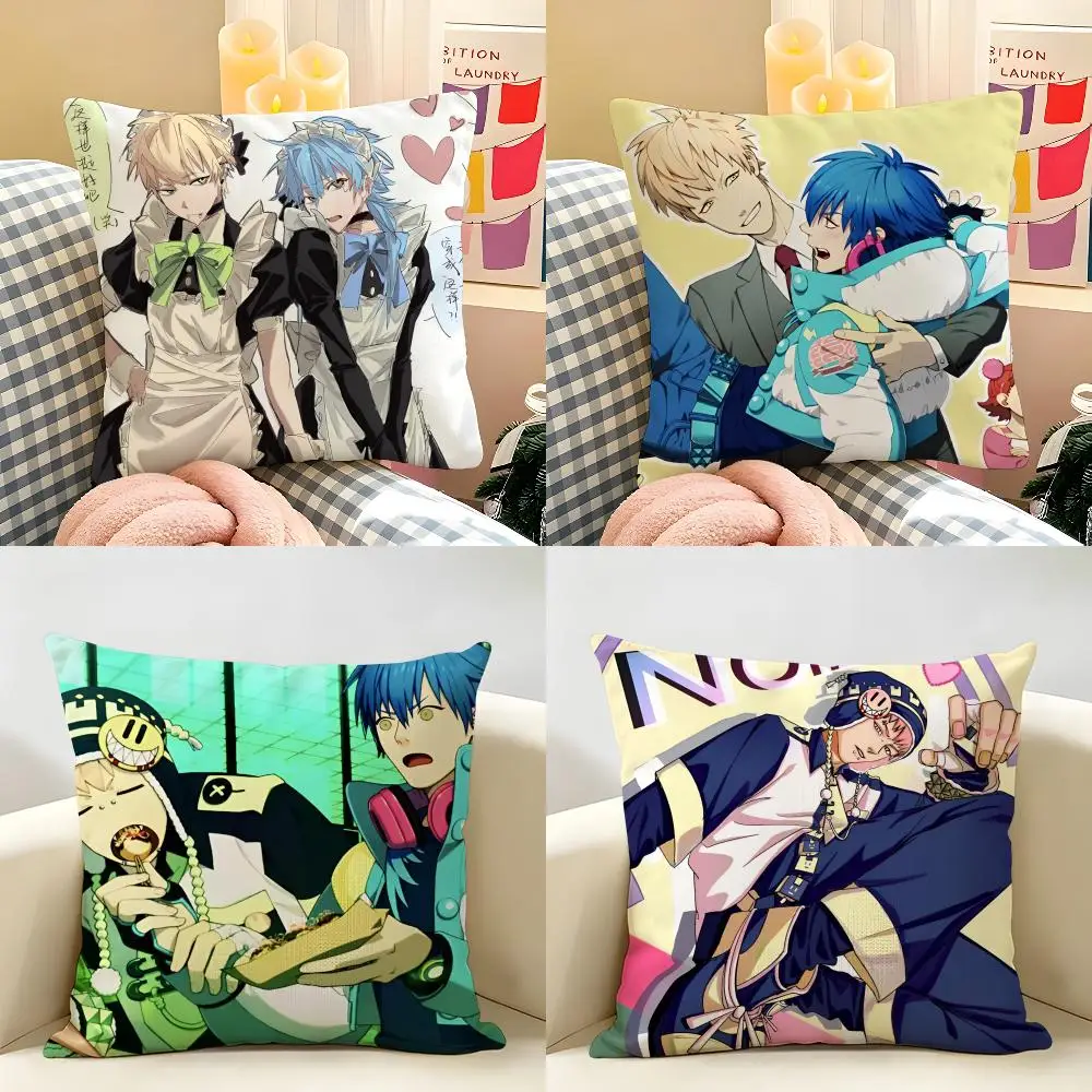 Pillow Case Linen Pillows Case Cushions Case Sofa Pillows Case Decor Home Anime D-DRAMAtical Murder
