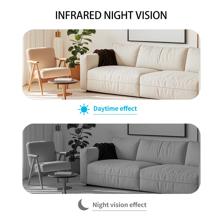 1080P Security Protection WIFI Indoor Baby/Elderly/Pet Night Vision Monitoring Mini Camera Human Detection Two-Way Audio