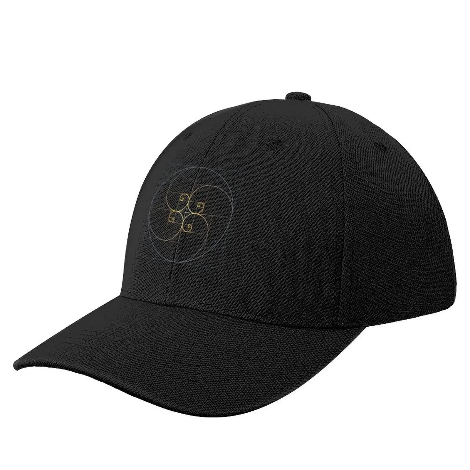 Fibonacci Spiral, Golden Ratio, Geometry, Architecture, Phi, Circle Baseball Cap Designer Hat Rave Girl'S Hats Men's