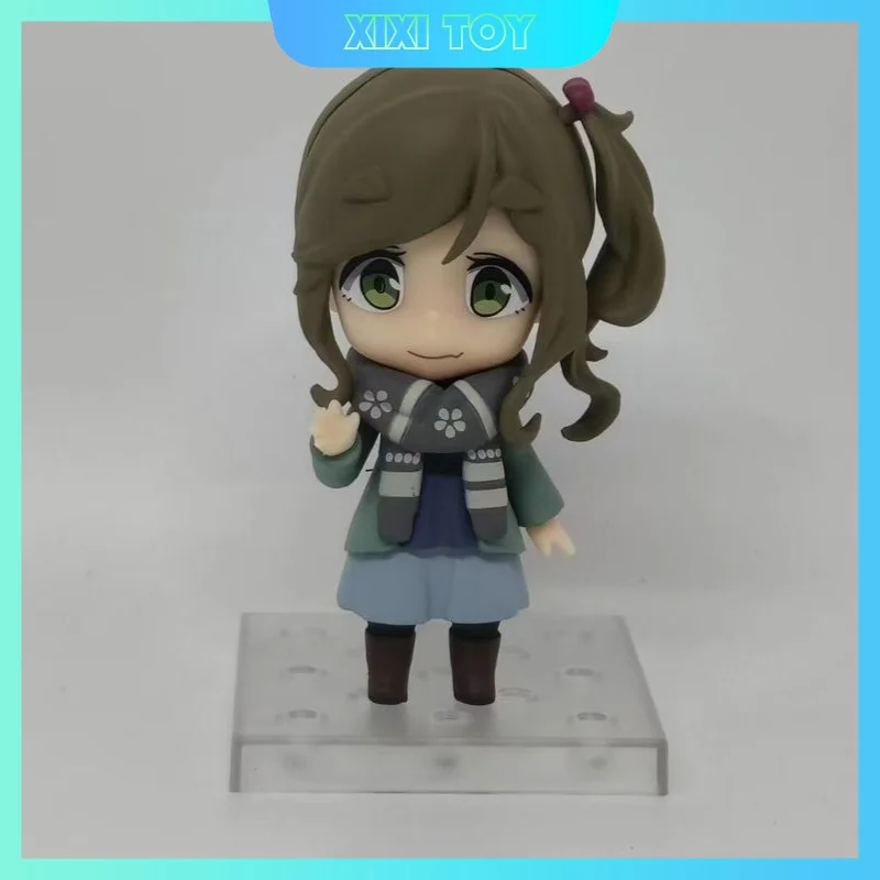 10cm Yuru Camp Inuyama Aoi Action Figure Q-Version Pvc Toy Ornament Model Desktop Decorations Statue Collection Model Toy Gift