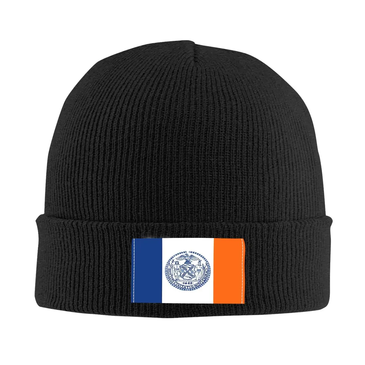 

Flag Of New York Emblem Travel City Knit Hat Cap Knitted Beanie Hat Beanies Cap Unisex Hipster