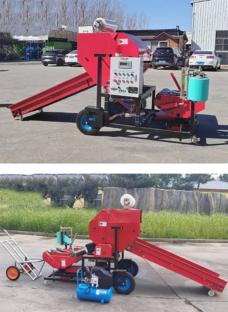 Corn Silage Vacuum Packing Machine Alfalfa Baling Machine Alfalfa Hay Baler Machine Prices