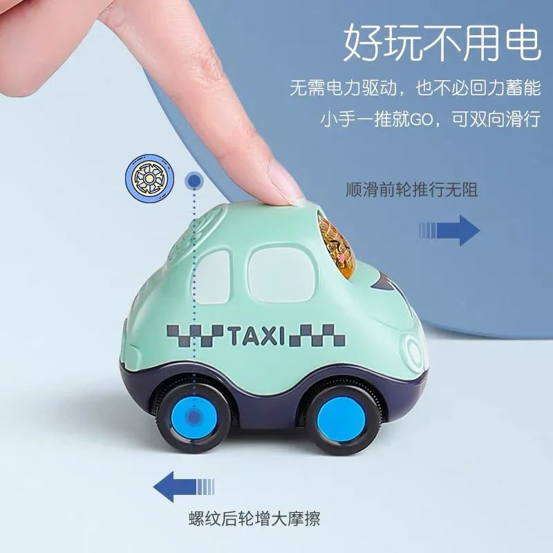 Children\'s car toy school bus set inertial car plane boy baby model drop resistant 1 year old 2 girls