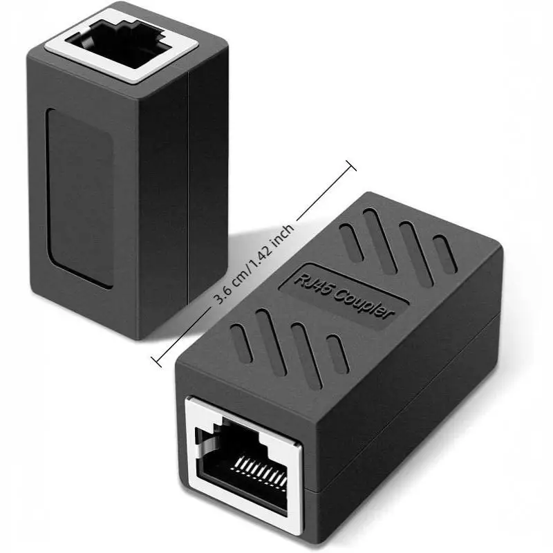 5Pcs RJ45 Coupler Ethernet Cable Coupler LAN Connector Cat7 Cat6 Cat5e Ethernet Cable Extender Adapter Female To Female
