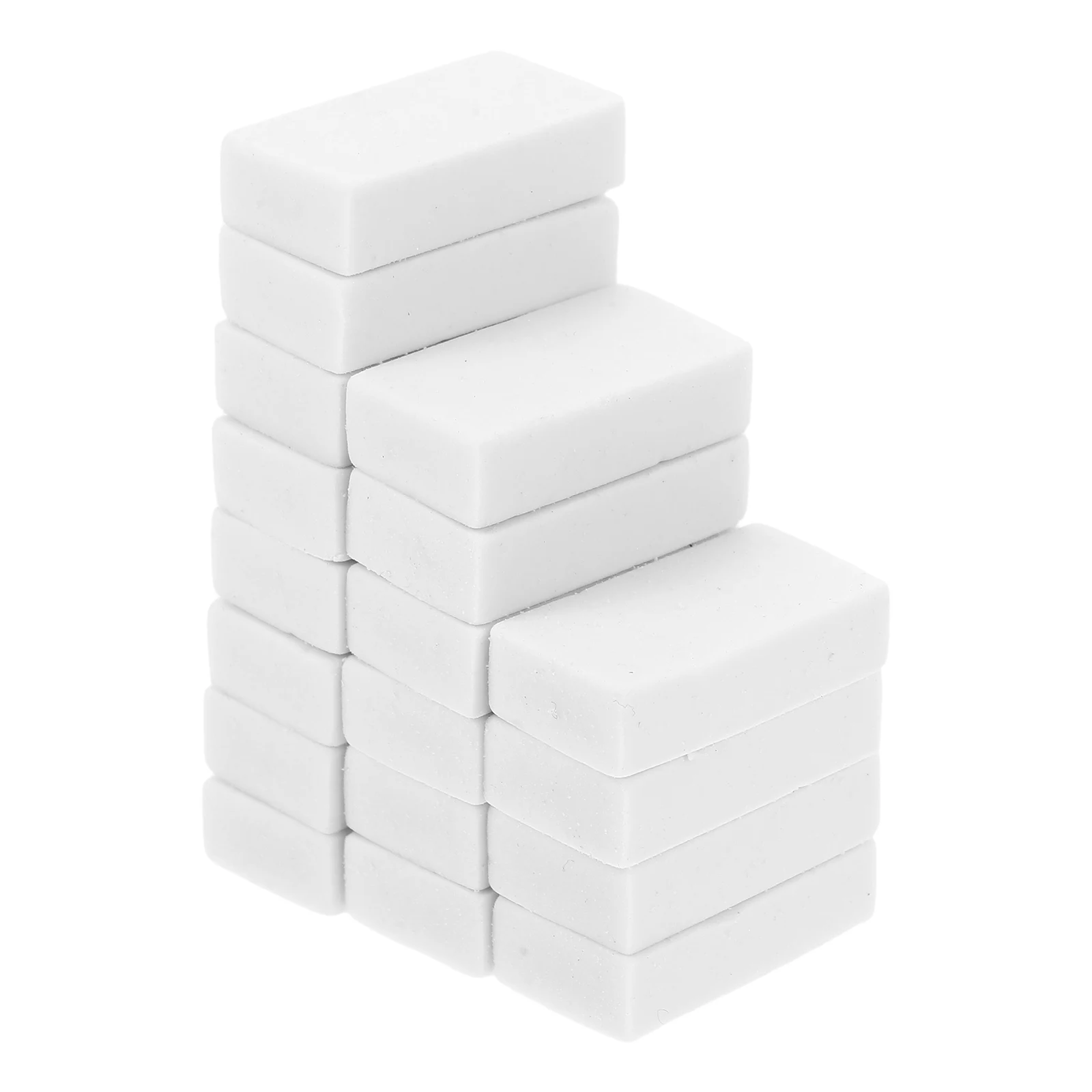 18pcs White Erasers For Drawing And Exams Clean For Art Sketching And Office Use For Artists And Students Cute Erasers