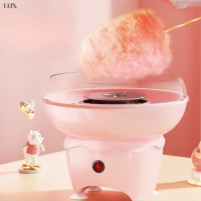 

Children's home mini cotton candy machine. Small. Fully automatic. Commercial. Handmade gift. Sweet and fun