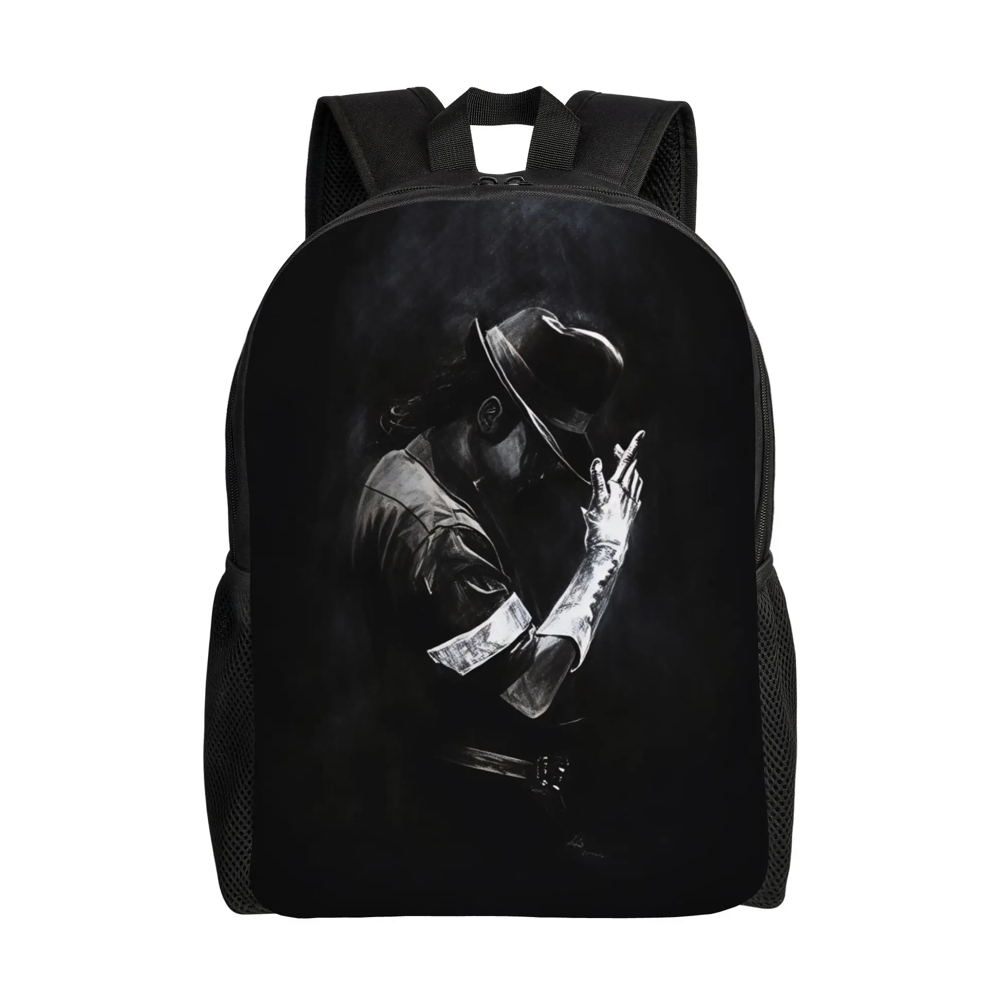 Michael MJ Backpack Unisex  Breathable Backpacks Polyester Funny School Bags Travel Designer Rucksack