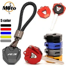 For YZF R3 YZF-R3 R3 2020 2021 2022 2023 Motorcycle CNC Key Case Cover Shell Protection Keychain Keyring Key Chain Holder