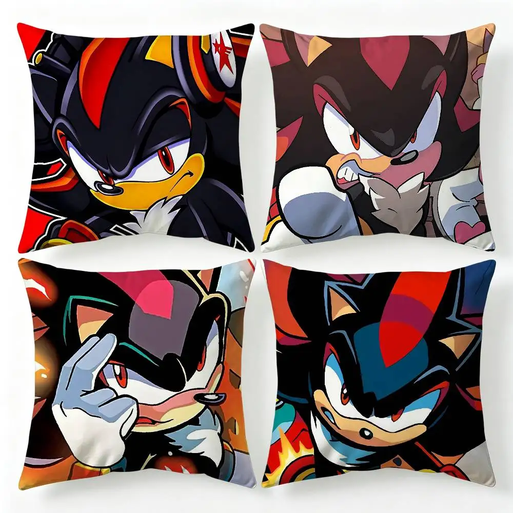 S-Shadow the H-HedgehogS Pillow Case Living Room Sofa Cushion Cover Suitable For Home Bedroom Room Decoration