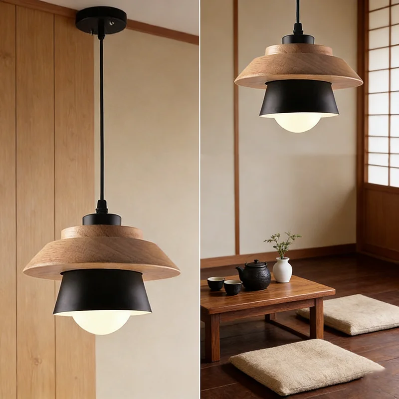 

Современный деревянный подвесной светильник, скандинавский макарон, красочные минималистичные подвесные светильники для гостиной, прикроватная тумбочка, кофе, внутреннее декоративное освещение