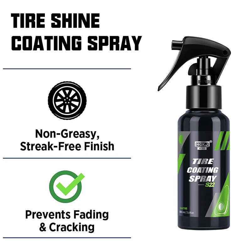 Car Tire Shine Spray Multi-purpose Tire Wheel Refurbishing Agent Cleaner Polishing Protection Cleaner Coating HGKJ