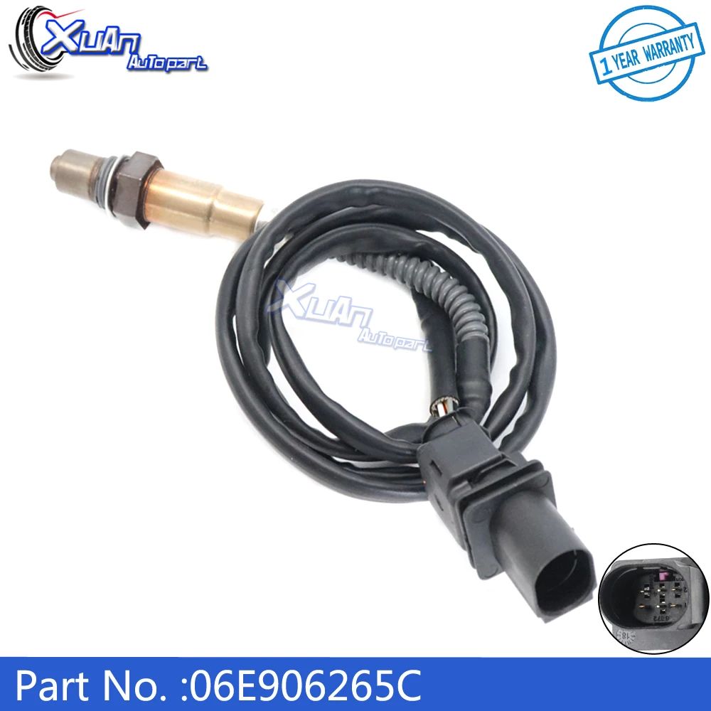 

XUAN Upstream Air Fuel Ratio Lambda O2 Oxygen Sensor 06E906265C for AUDI A4 Volkswagen Beetle Passat Porsche 911 Boxster Cayenne