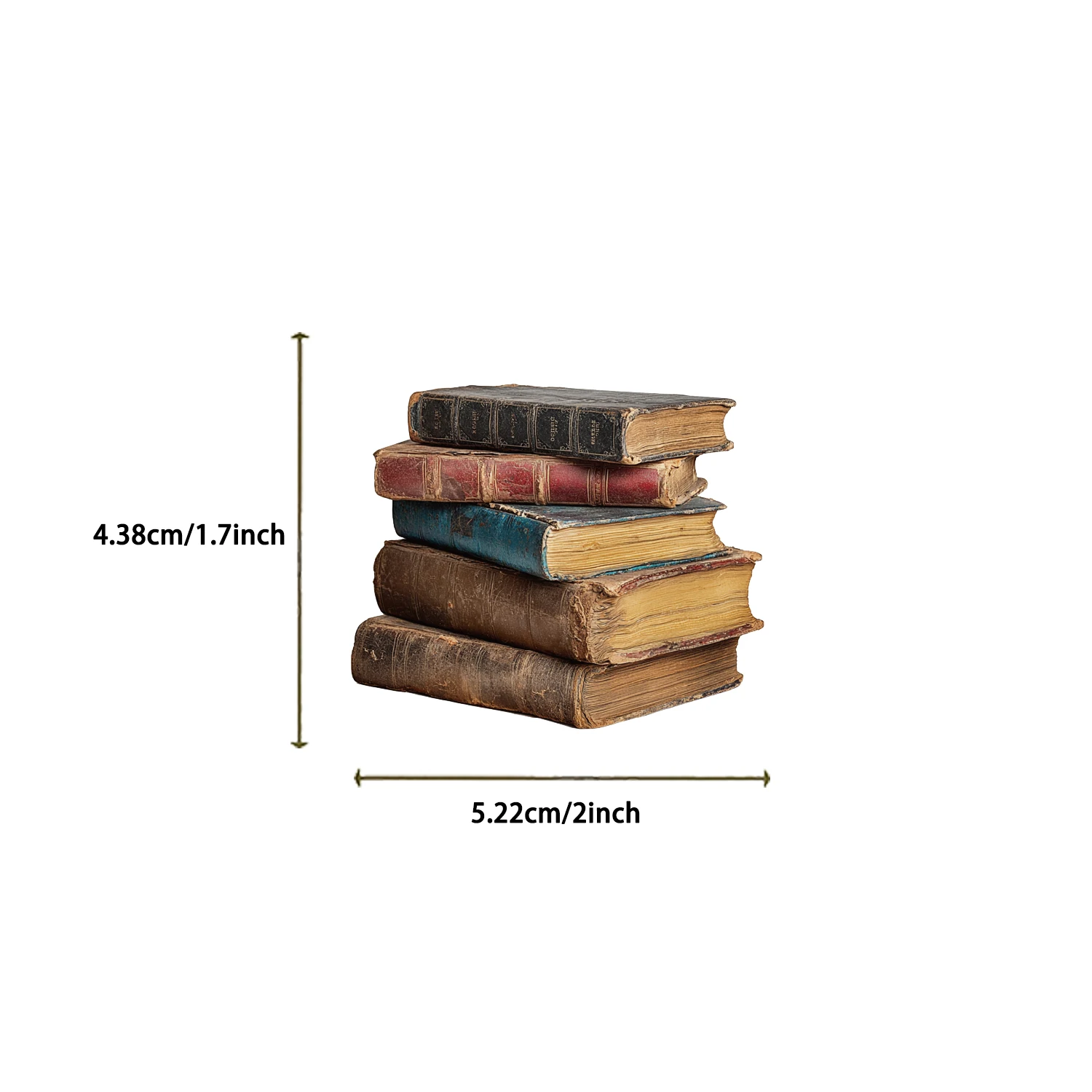 50/100PCS Retro Book Stickers Pack Phone Case Laptop Suitcase DIY Vintage Sticker Journaling Materials Journal Accessories