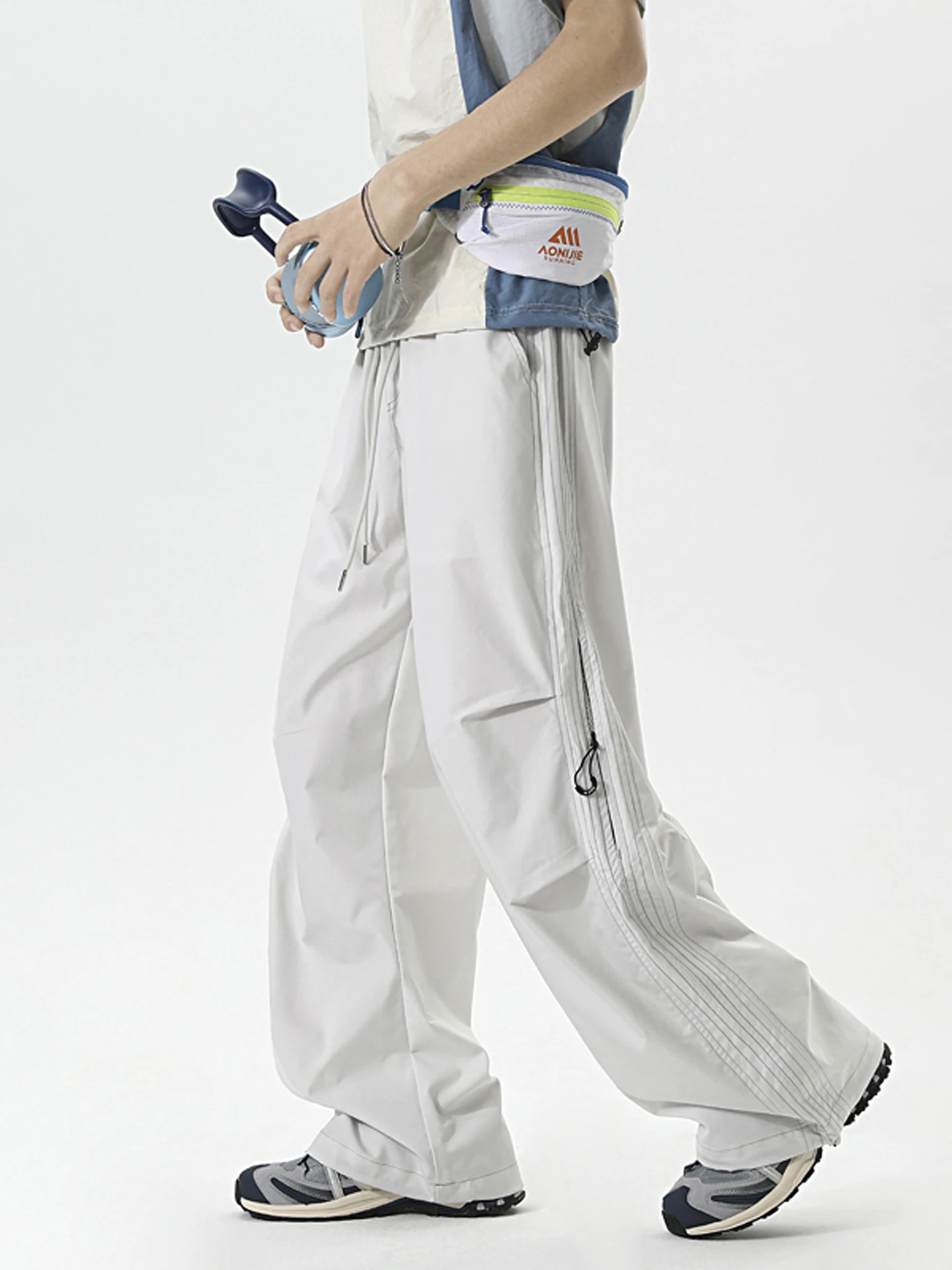 

American Sle Qui Dry Workwear Trousers for Men Autumn New Outdoor Mountain Climbing Loose Straight Leg Pants