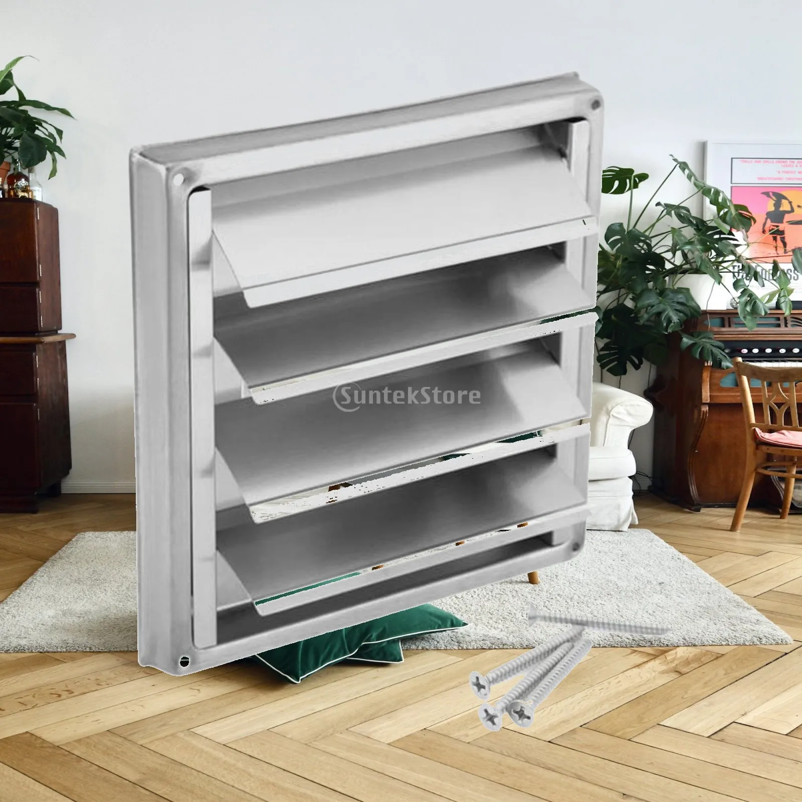 Dryer Vent Cover Professional Stainless Steel Sturdy Air Vent Hood Air Cover for Industrial Restaurant Home Wall Office