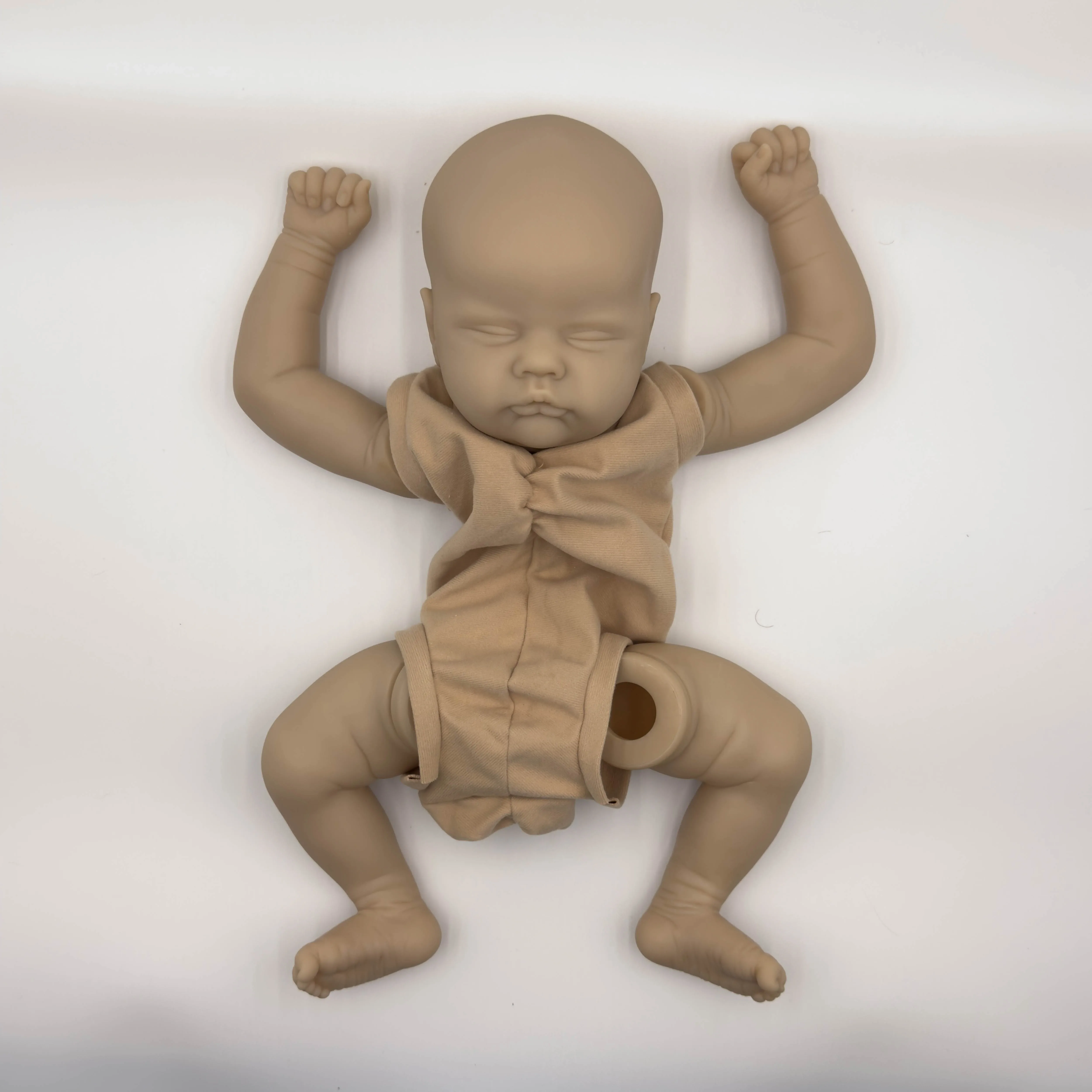 Kit bambola Reborn Quinbee da 19 pollici NPK Liquidazione originale Baby che dorme Non verniciato Parti di giocattoli fai da te non finite con nuovi arti