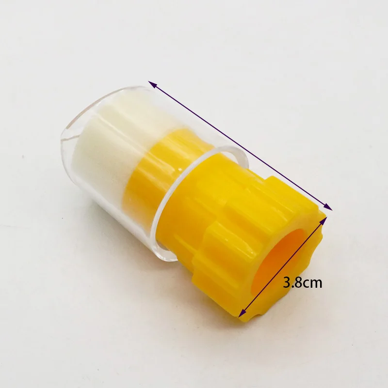 New Queen Bee Marking Bottle Plastic Bee Marker Tube Catcher Cage With Plunger Plush For Beekeeper Equipment