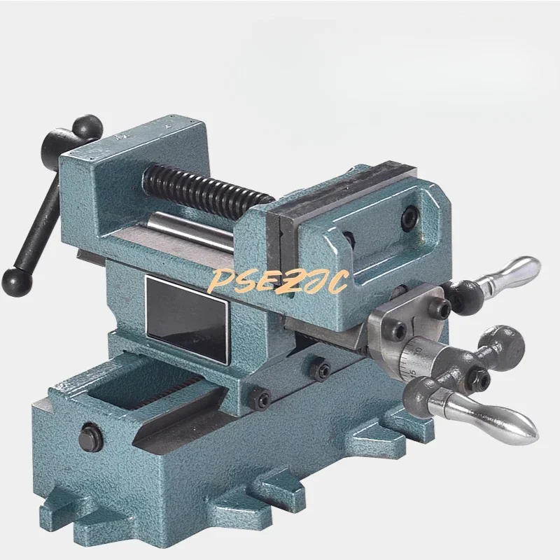 3,4,5-inch Heavy-duty Cross Flat Mouth Vise Drilling Machine Variable Milling Machine Bi-directional Moving Vise Workbench