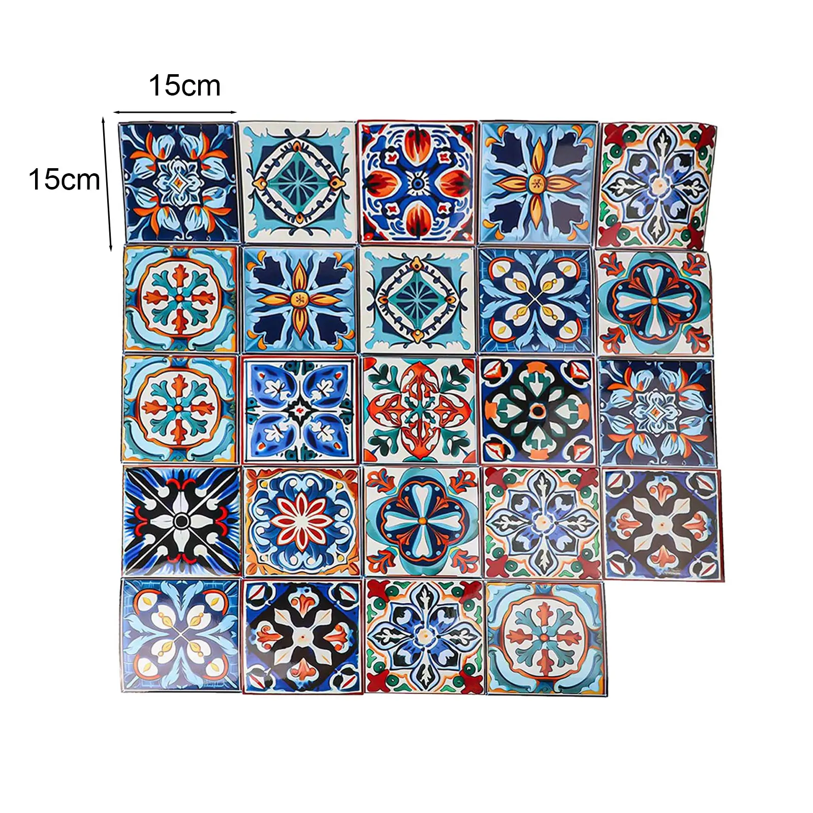 20*20cm Self-Adhesive Wall Stickers DIY Wall Stickers Effortless Application Home Renovation PVC Material Safe For
