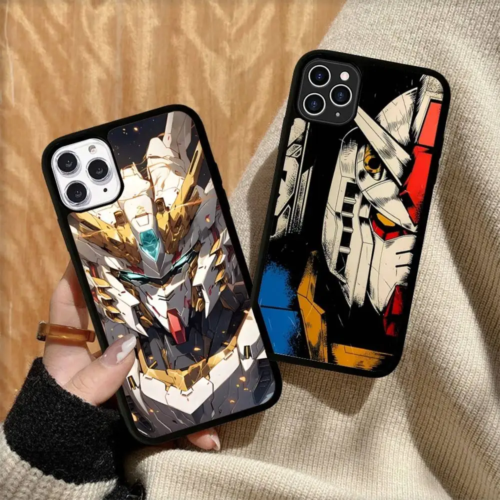 Anime G-Gundam Phone Case For IPhone 17 16 15 14 13 Plus 12 11 Pro Max PC+TPU Cases Back Cover 6