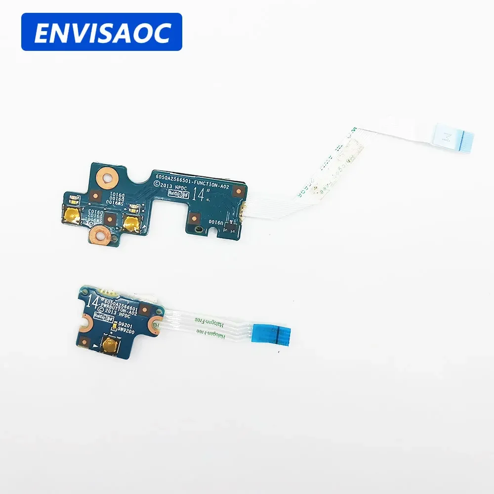 OEM For HP Probook 640 G1 645 G1 Laptop ON/OFF Power Button Board Cable Switch Sound Repairing 6050A2566601 6050A2566501