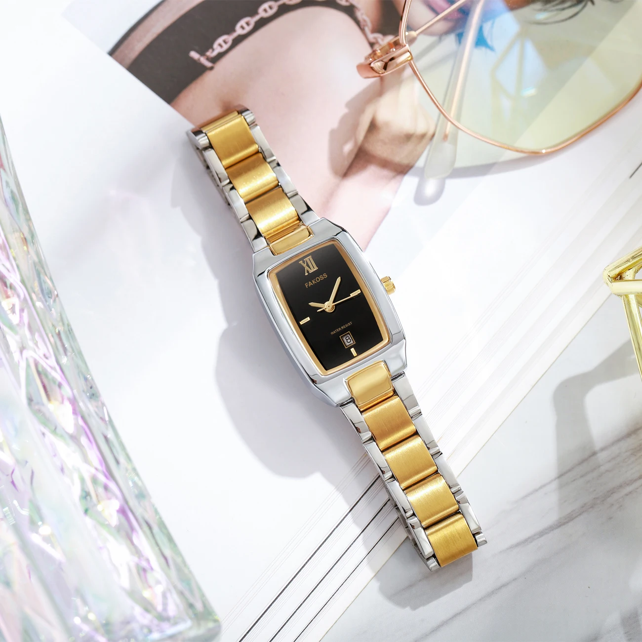 WWOOR Women Watches Luxury Waterproof Ladies Small Dress Watch Fashion Stainless Steel Woman Quartz Wristwatch Relogio Feminino