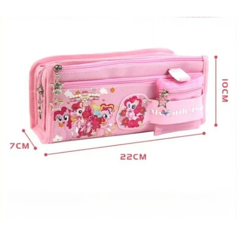 My Little Pony Federmäppchen mit großem Fassungsvermögen für Mädchen, niedliche Schreibwarenbox