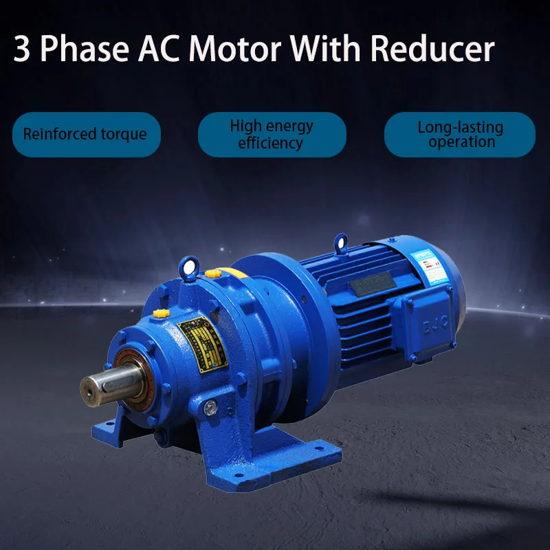 

Three-Phase Asynchronous Electric Motor With Reducer 220V 380V Voltage Motor With Gearbox Low Speed Motors