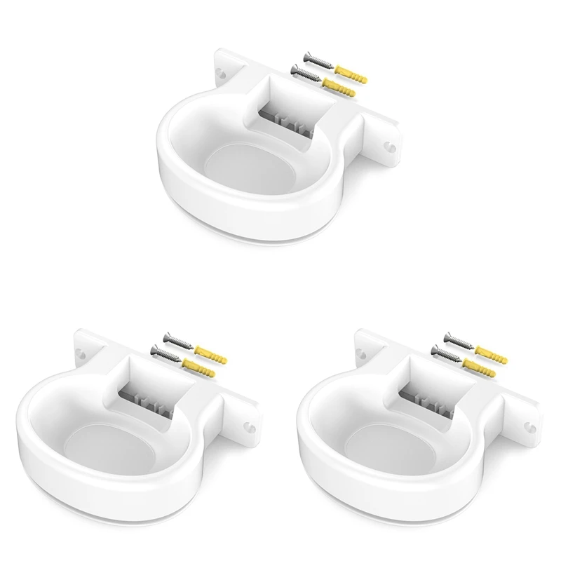 Hot TTKK For Google Nest Wifi Pro Wall Mounting Bracket Intelligent Speaker Wall Storage Bracket Base, 3 PCS