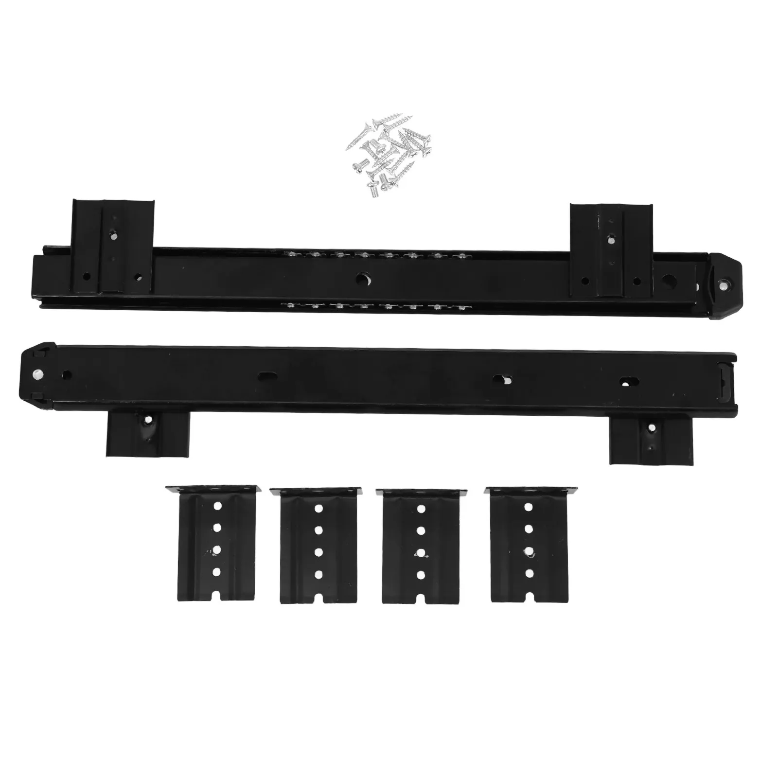 Keyboard Slide Drawer for Gaming Desk Storage – Cold Rolled Steel, Full Extension, Side Mount, 1 Set