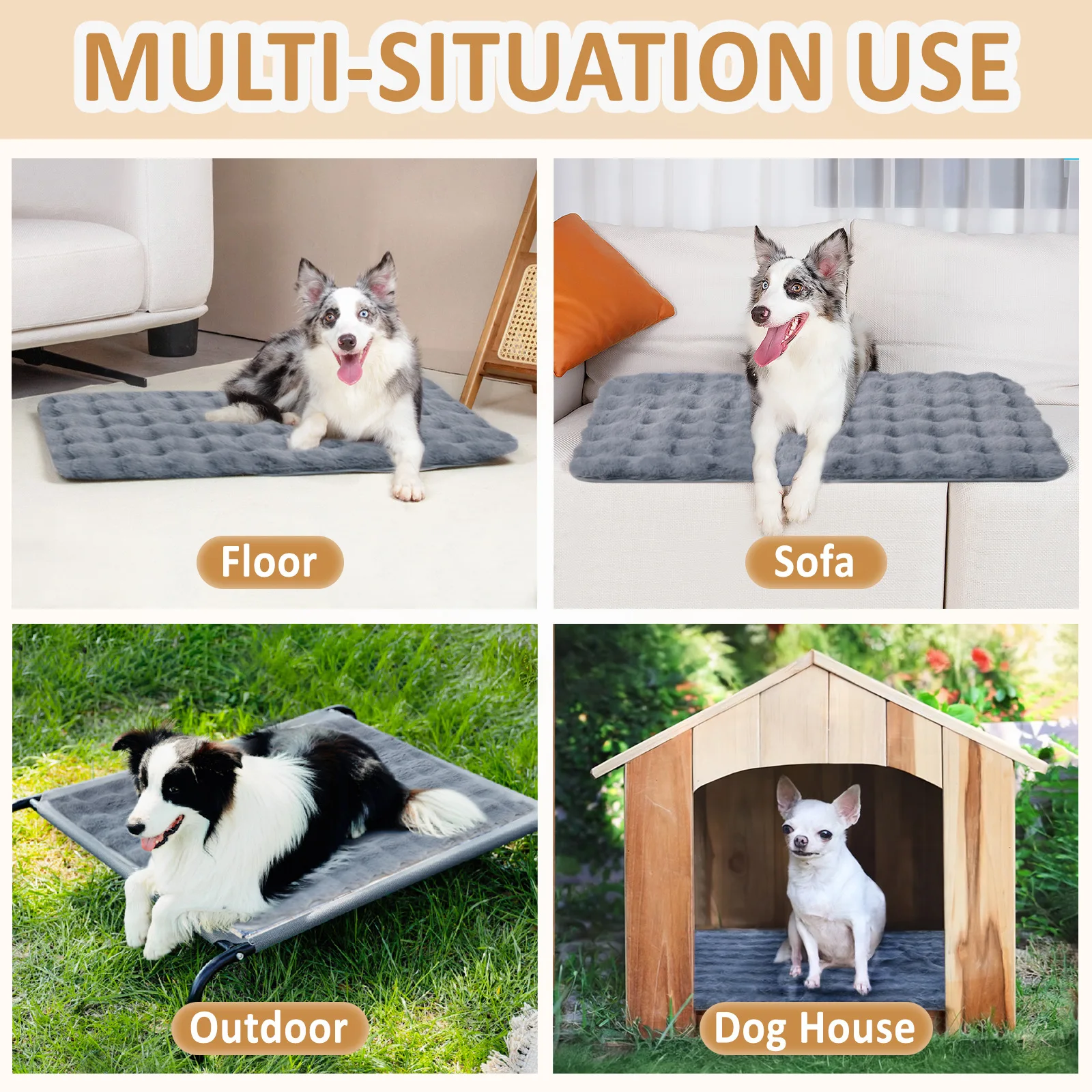 2026 New Upgraded Pet Carpet, Special for Cats & Dogs, Constant Temperature Heater Mattress, Warm Door Mat, Winter Thermal Pad